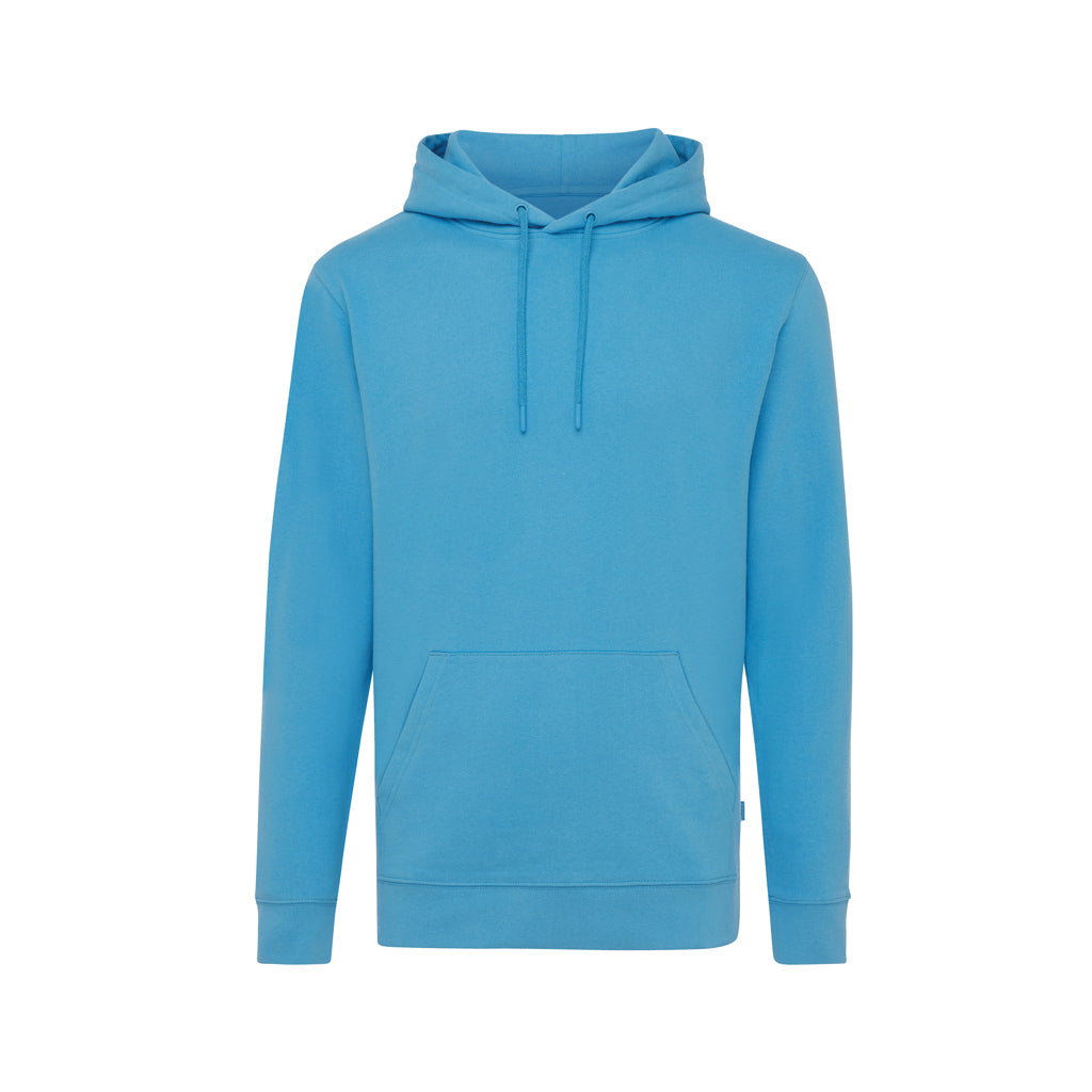 IQONIQ Jasper Hoodie aus recycelter Baumwolle – tranquil blue