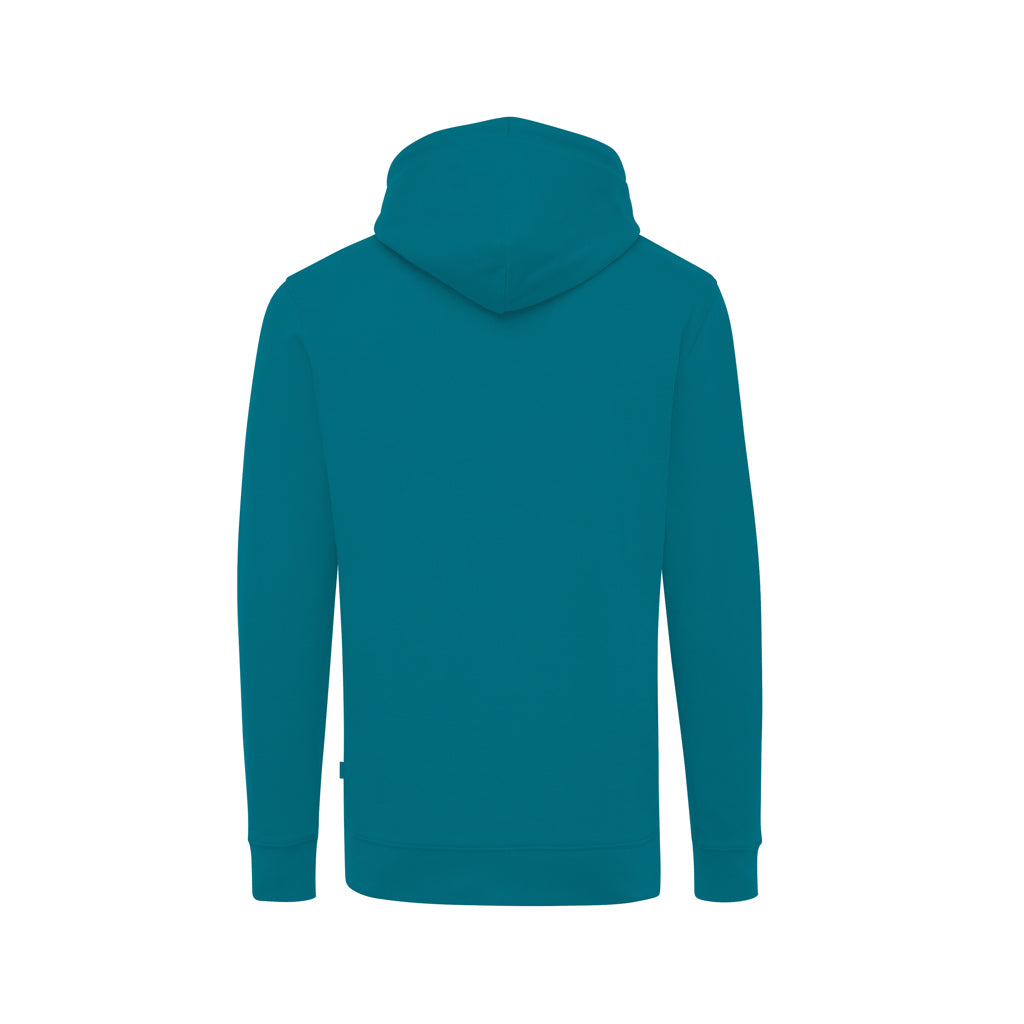 IQONIQ Jasper Hoodie aus recycelter Baumwolle – verdigris