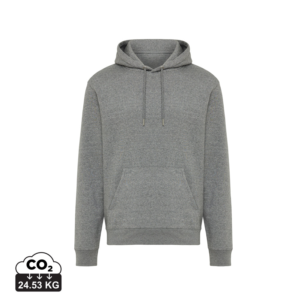 IQONIQ Joshua Hoodie aus recycelter Baumwolle – light heather anthracite