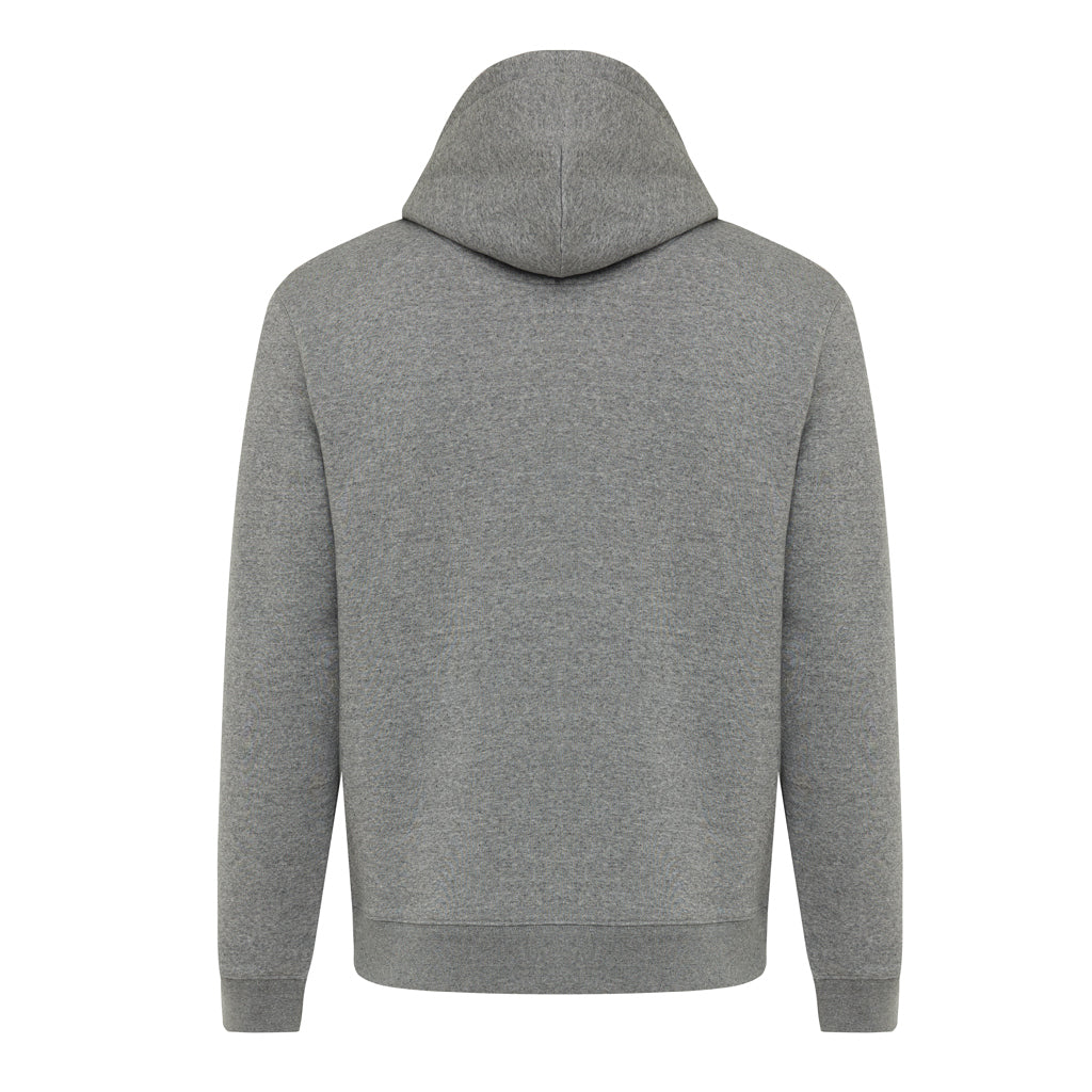 IQONIQ Joshua Hoodie aus recycelter Baumwolle – light heather anthracite