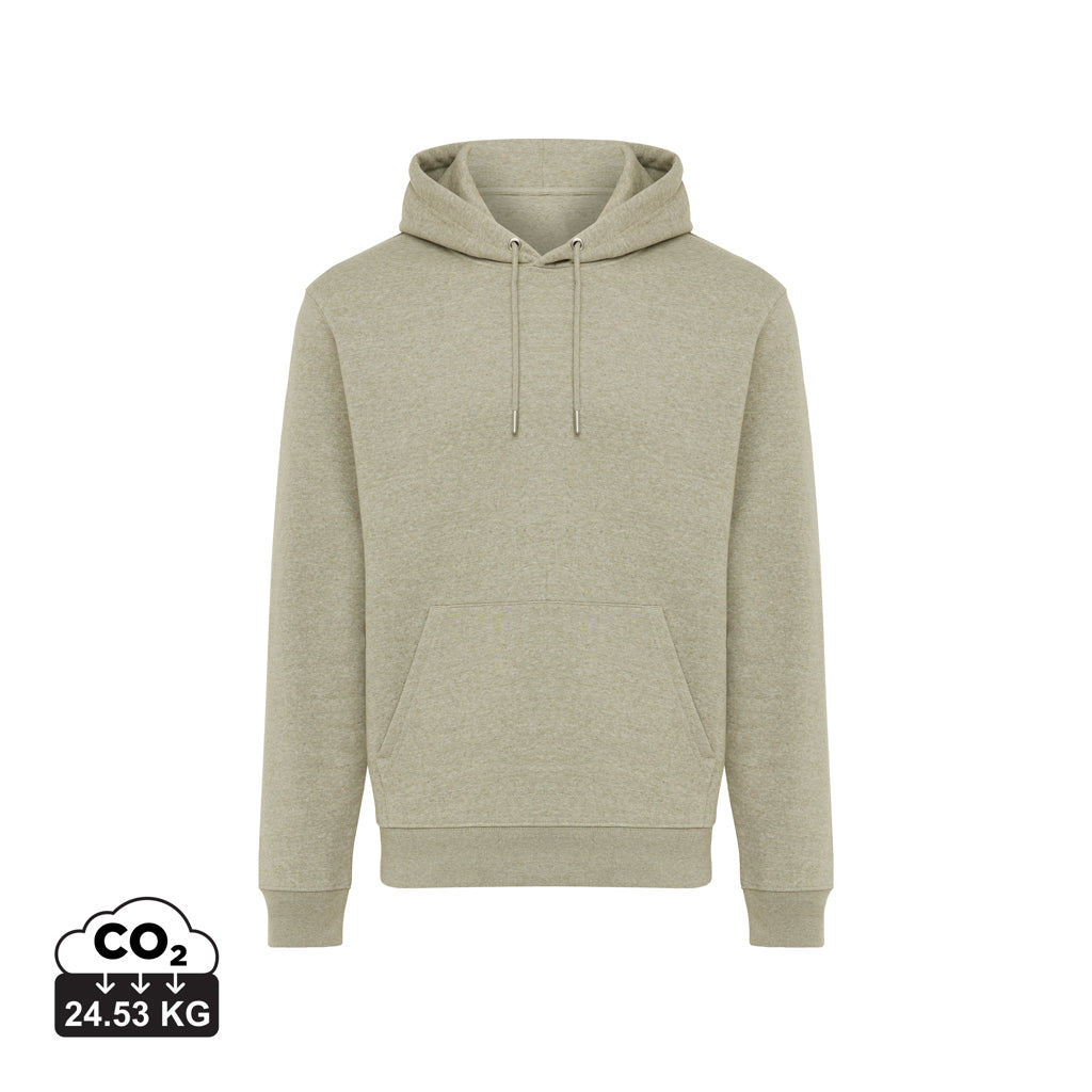 IQONIQ Joshua Hoodie aus recycelter Baumwolle – light heather green