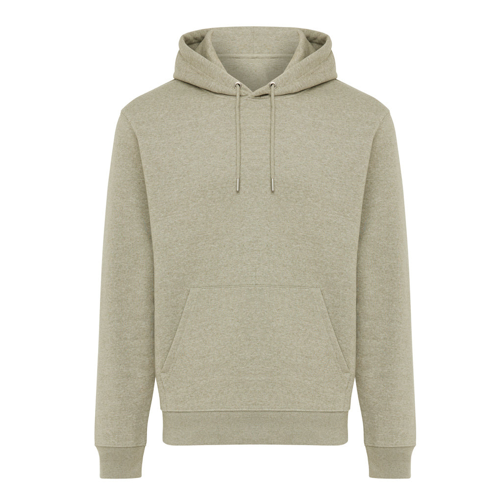 IQONIQ Joshua Hoodie aus recycelter Baumwolle – light heather green