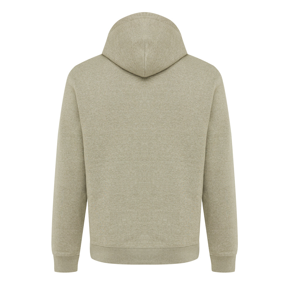 IQONIQ Joshua Hoodie aus recycelter Baumwolle – light heather green