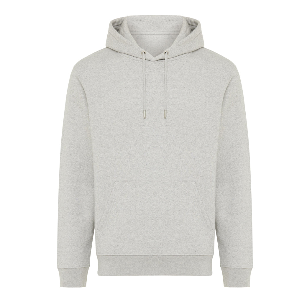 IQONIQ Joshua Hoodie aus recycelter Baumwolle – light heather grey