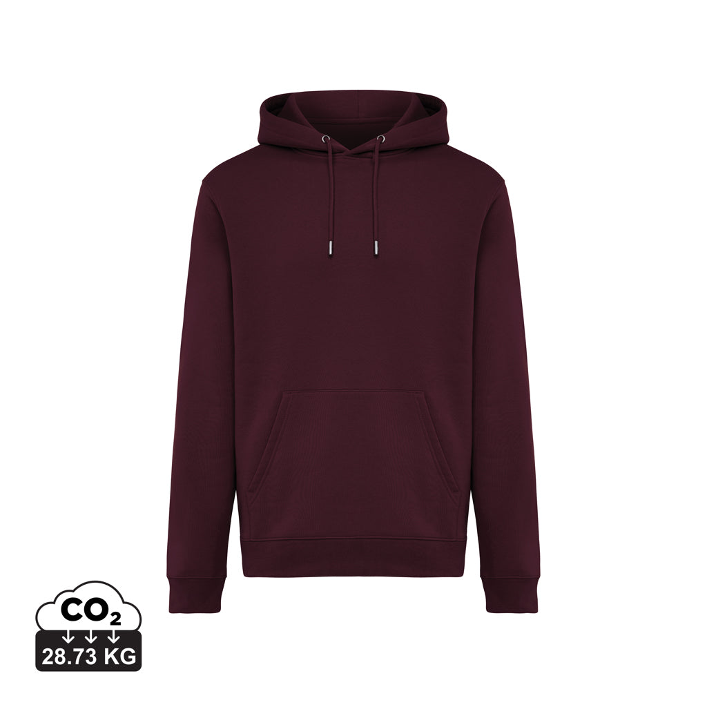 IQONIQ Joshua Hoodie aus recycelter Baumwolle – merlot