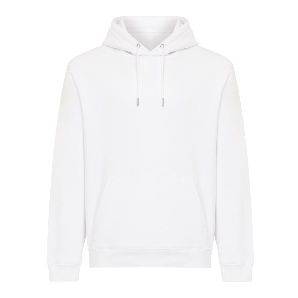 IQONIQ Joshua Hoodie aus recycelter Baumwolle – recycled white
