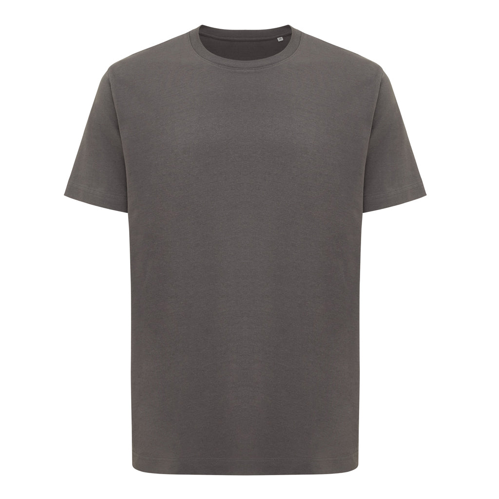 IQONIQ Kakadu relaxed T-Shirt aus recycelter Baumwolle – anthrazit