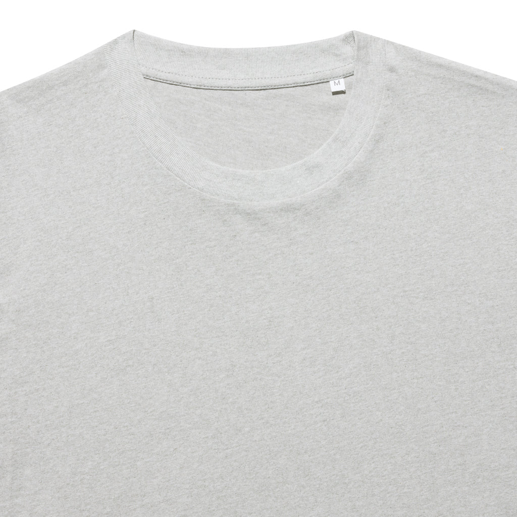 IQONIQ Kakadu relaxed T-Shirt aus recycelter Baumwolle – heather grey