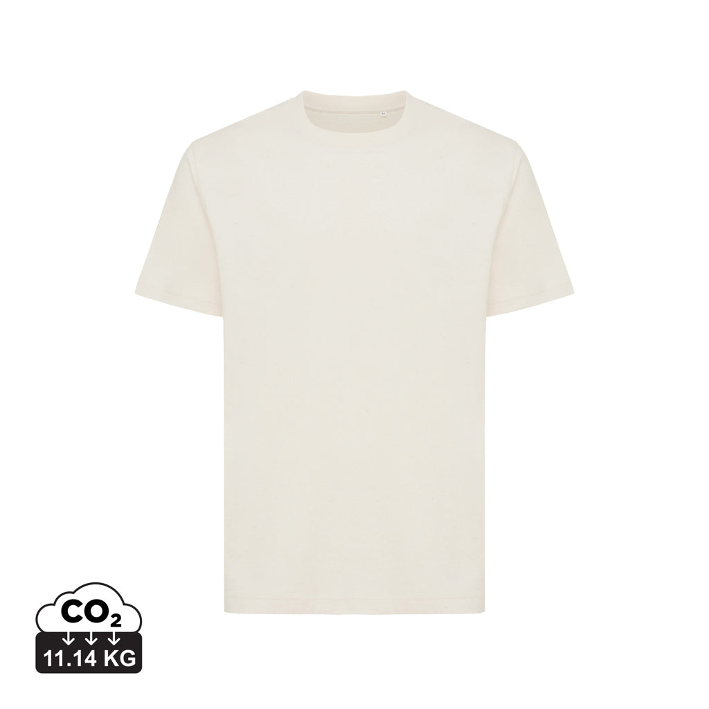 IQONIQ Kakadu relaxed T-Shirt aus recycelter Baumwolle – natural raw