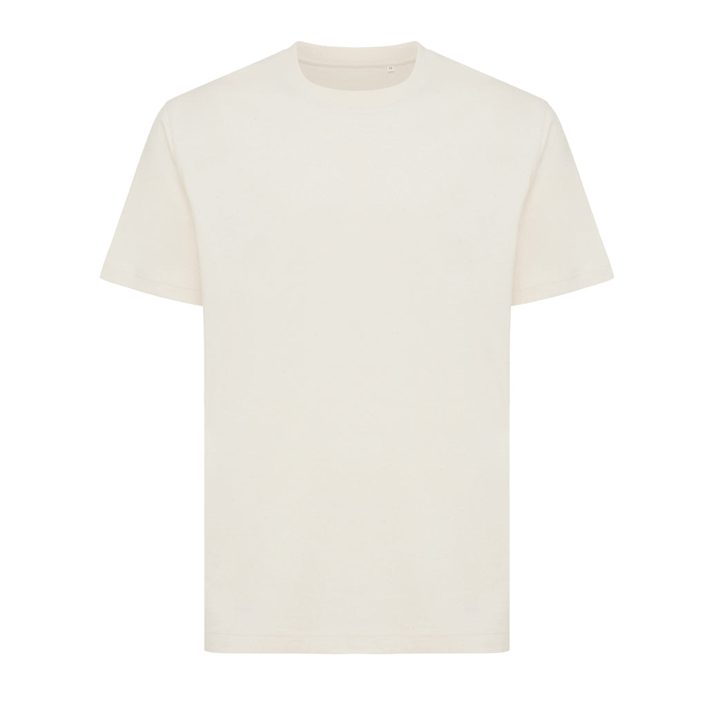 IQONIQ Kakadu relaxed T-Shirt aus recycelter Baumwolle – natural raw