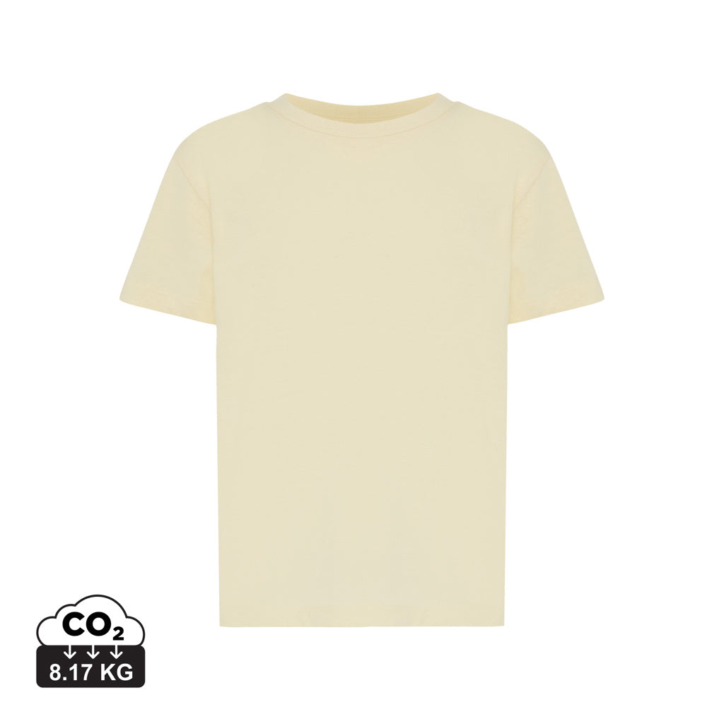 IQONIQ Koli Kids T-Shirt aus recycelter Baumwolle – cream yellow