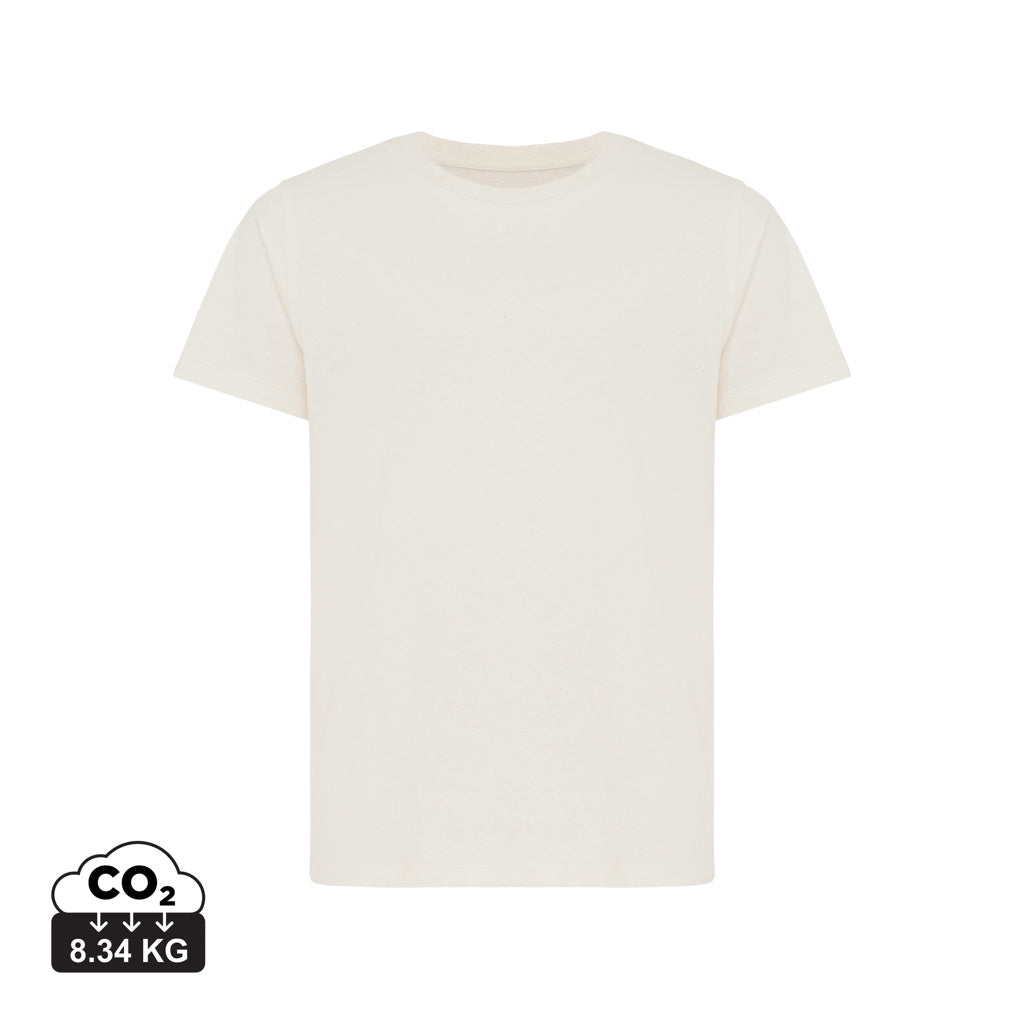 IQONIQ Koli Kids T-Shirt aus recycelter Baumwolle – natural raw
