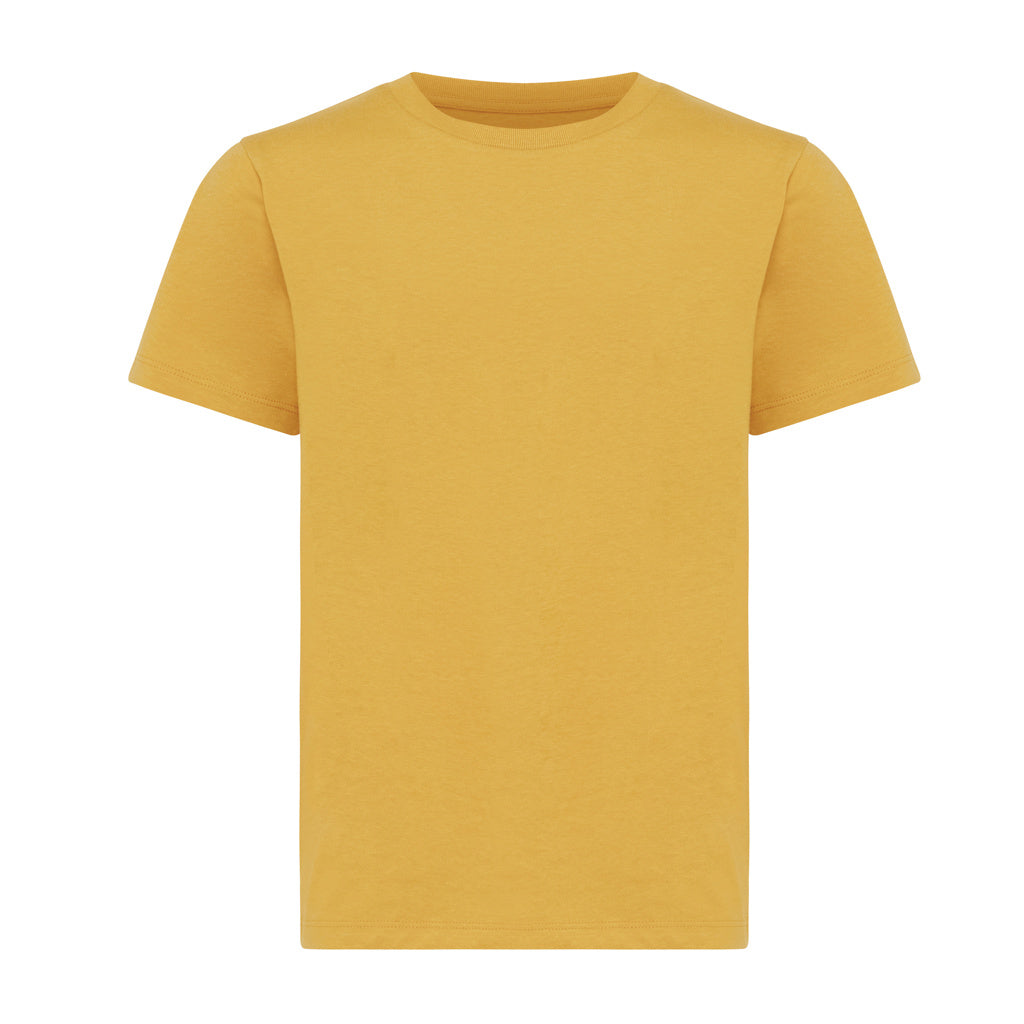 IQONIQ Koli Kids T-Shirt aus recycelter Baumwolle – ochre yellow