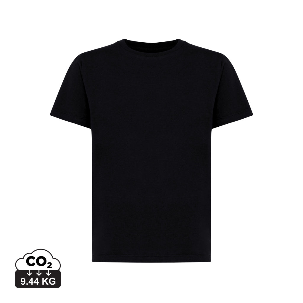 IQONIQ Koli Kids T-Shirt aus recycelter Baumwolle – schwarz