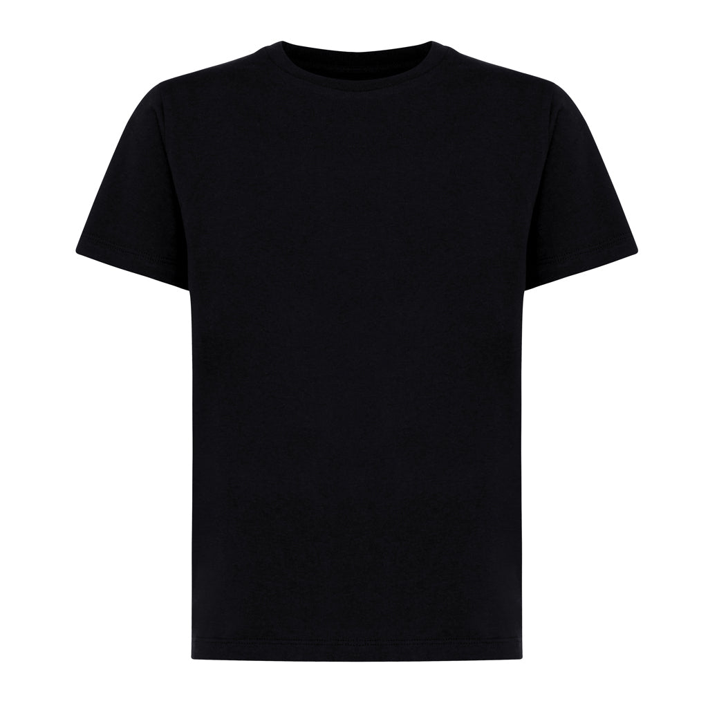 IQONIQ Koli Kids T-Shirt aus recycelter Baumwolle – schwarz