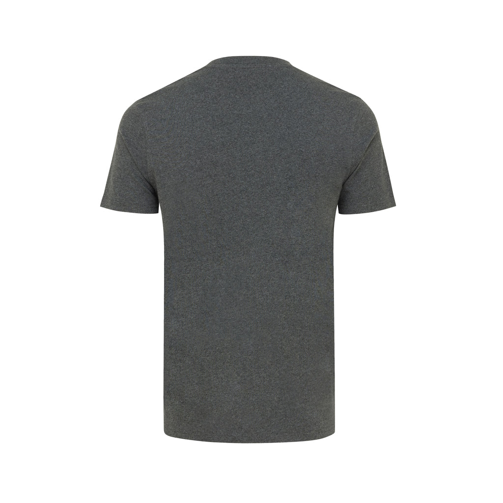 IQONIQ Manuel ungefärbtes T-Shirt aus recycelter Baumwolle – heather anthracite