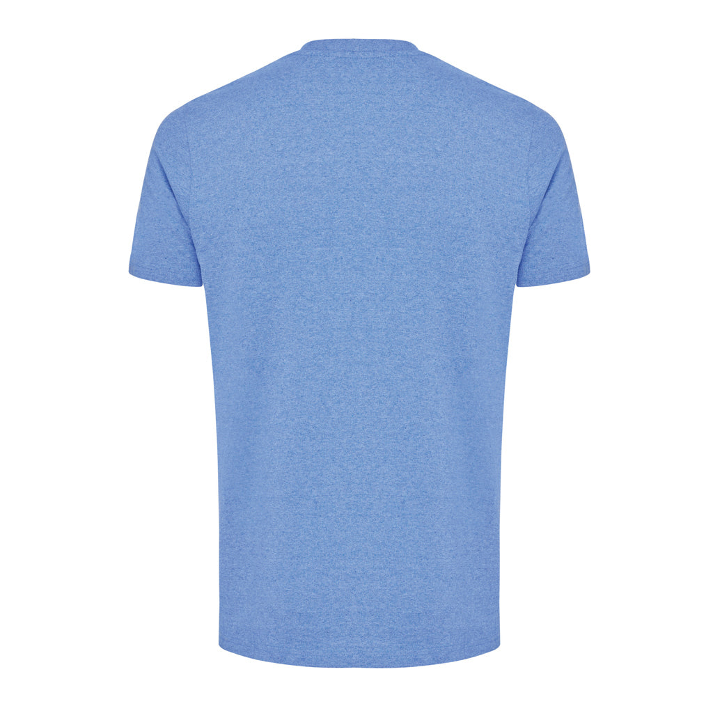 IQONIQ Manuel ungefärbtes T-Shirt aus recycelter Baumwolle – heather blue