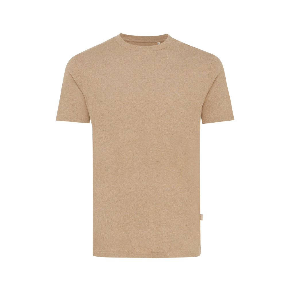 IQONIQ Manuel ungefärbtes T-Shirt aus recycelter Baumwolle – heather brown