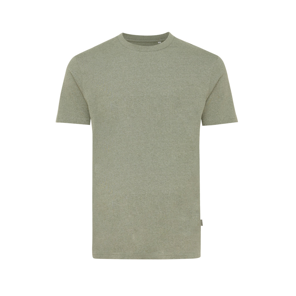 IQONIQ Manuel ungefärbtes T-Shirt aus recycelter Baumwolle – heather green