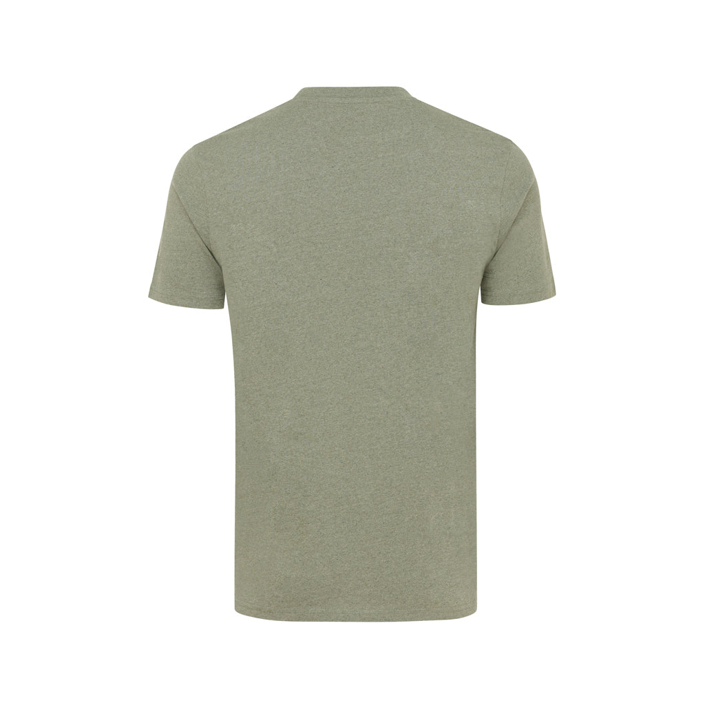 IQONIQ Manuel ungefärbtes T-Shirt aus recycelter Baumwolle – heather green
