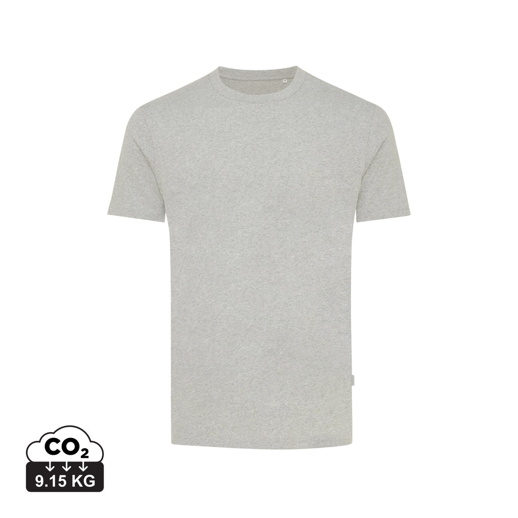 IQONIQ Manuel ungefärbtes T-Shirt aus recycelter Baumwolle – heather grey