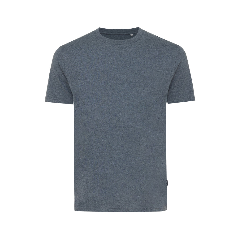 IQONIQ Manuel ungefärbtes T-Shirt aus recycelter Baumwolle – heather navy