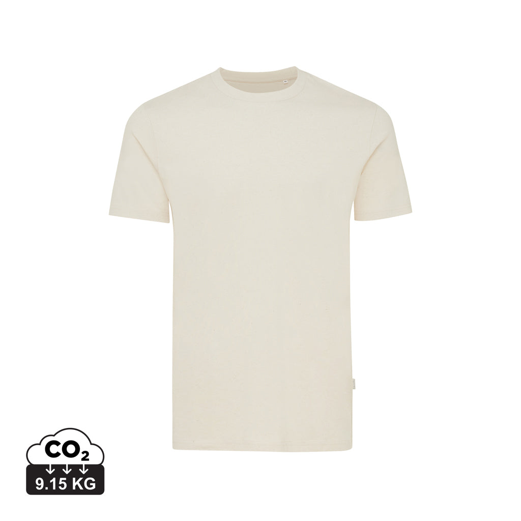 IQONIQ Manuel ungefärbtes T-Shirt aus recycelter Baumwolle – natural raw