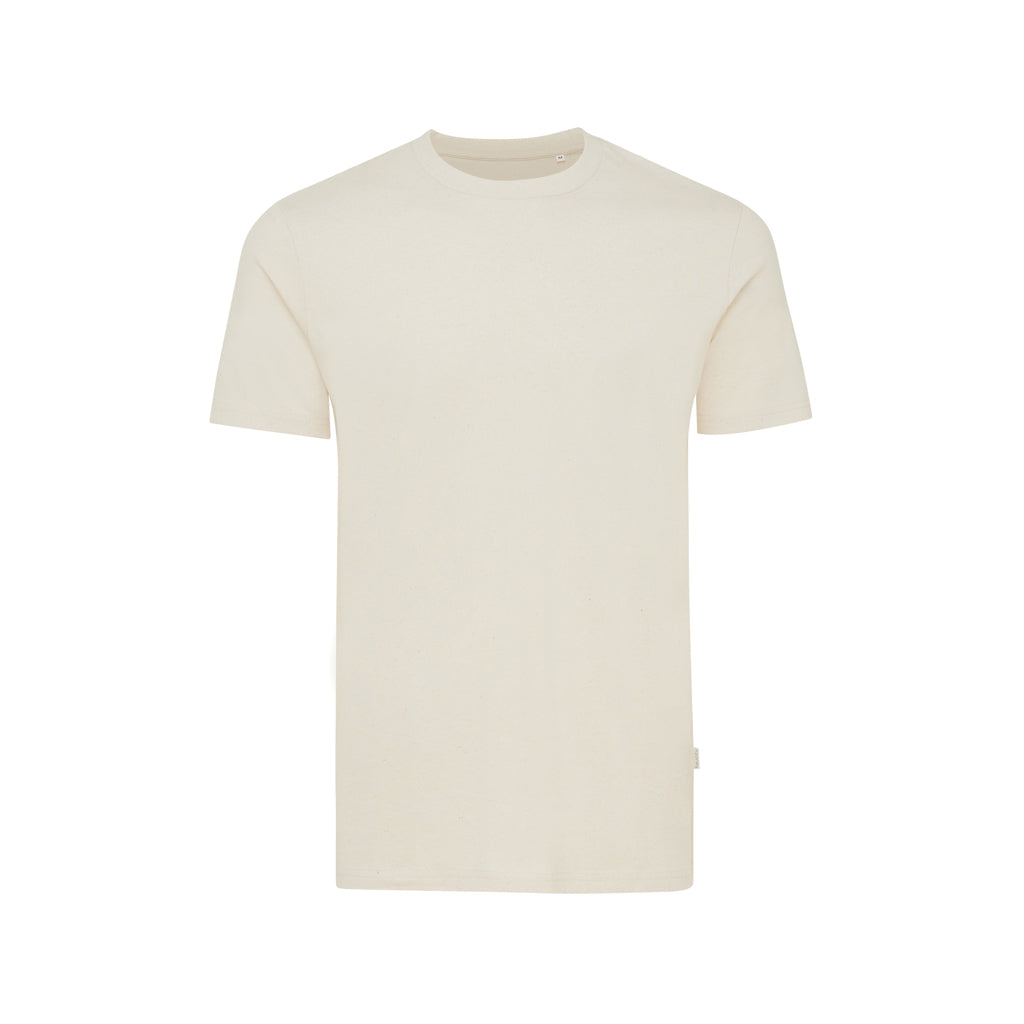 IQONIQ Manuel ungefärbtes T-Shirt aus recycelter Baumwolle – natural raw