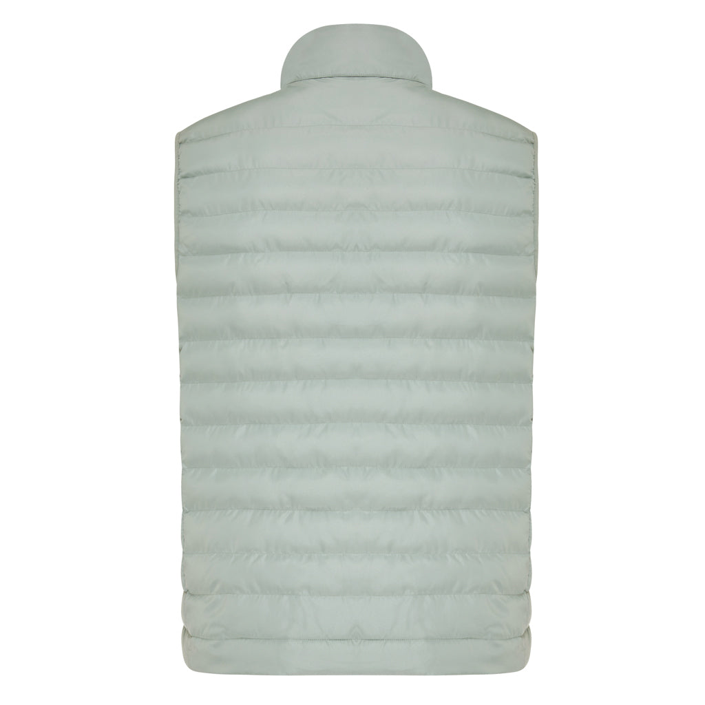 IQONIQ Meru Herren Bodywarmer aus recyceltem Polyester – Iceberg green