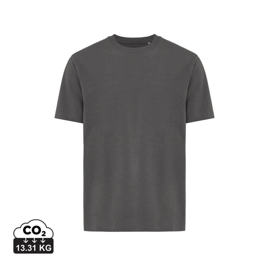 IQONIQ Nikko Heavyweight T-Shirt aus recycelter Baumwolle – anthrazit