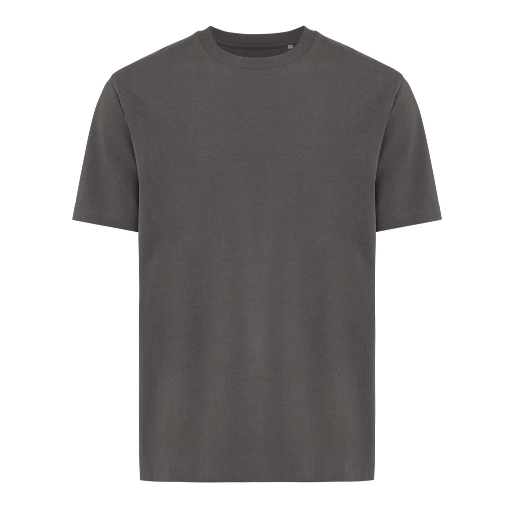 IQONIQ Nikko Heavyweight T-Shirt aus recycelter Baumwolle – anthrazit