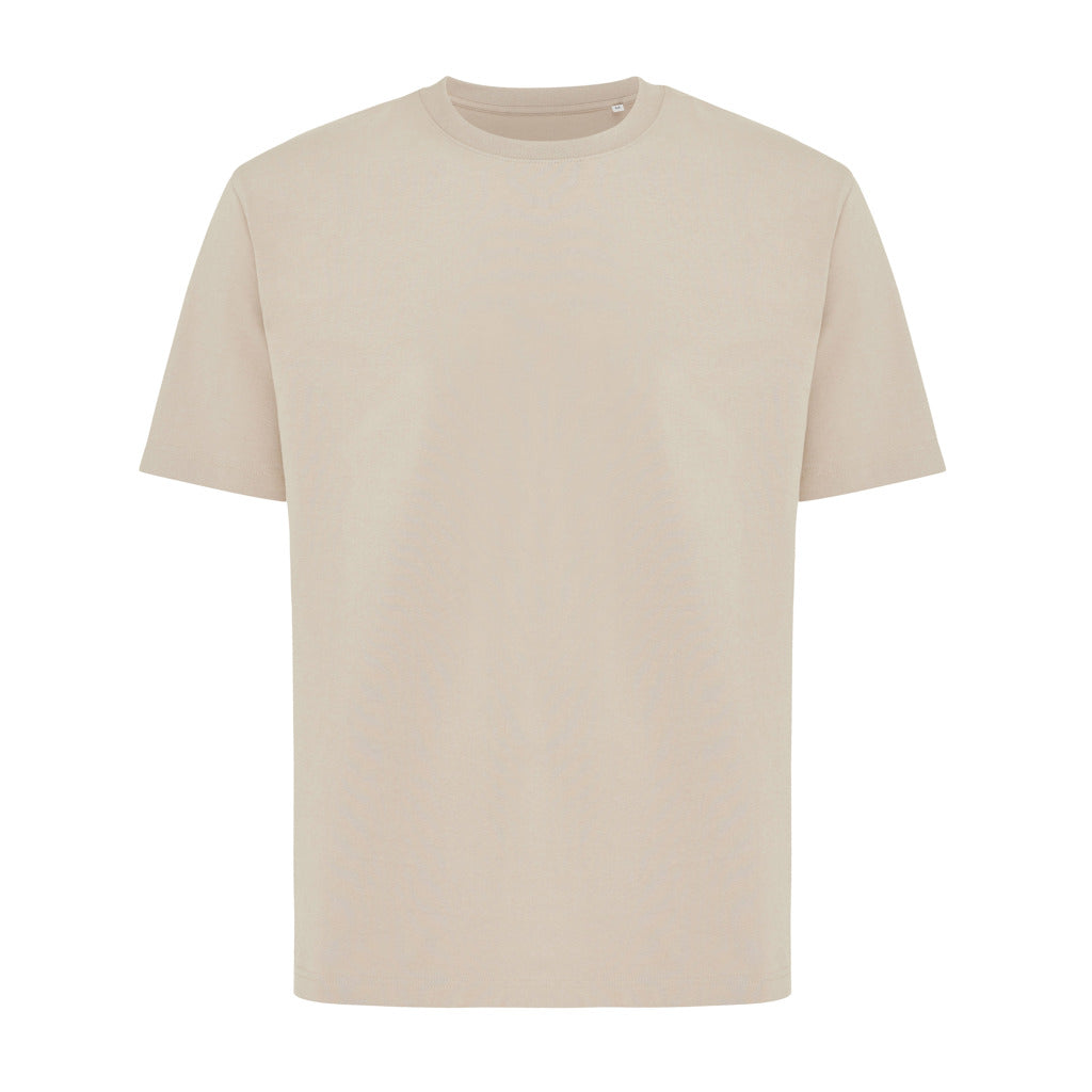 IQONIQ Nikko Heavyweight T-Shirt aus recycelter Baumwolle – desert