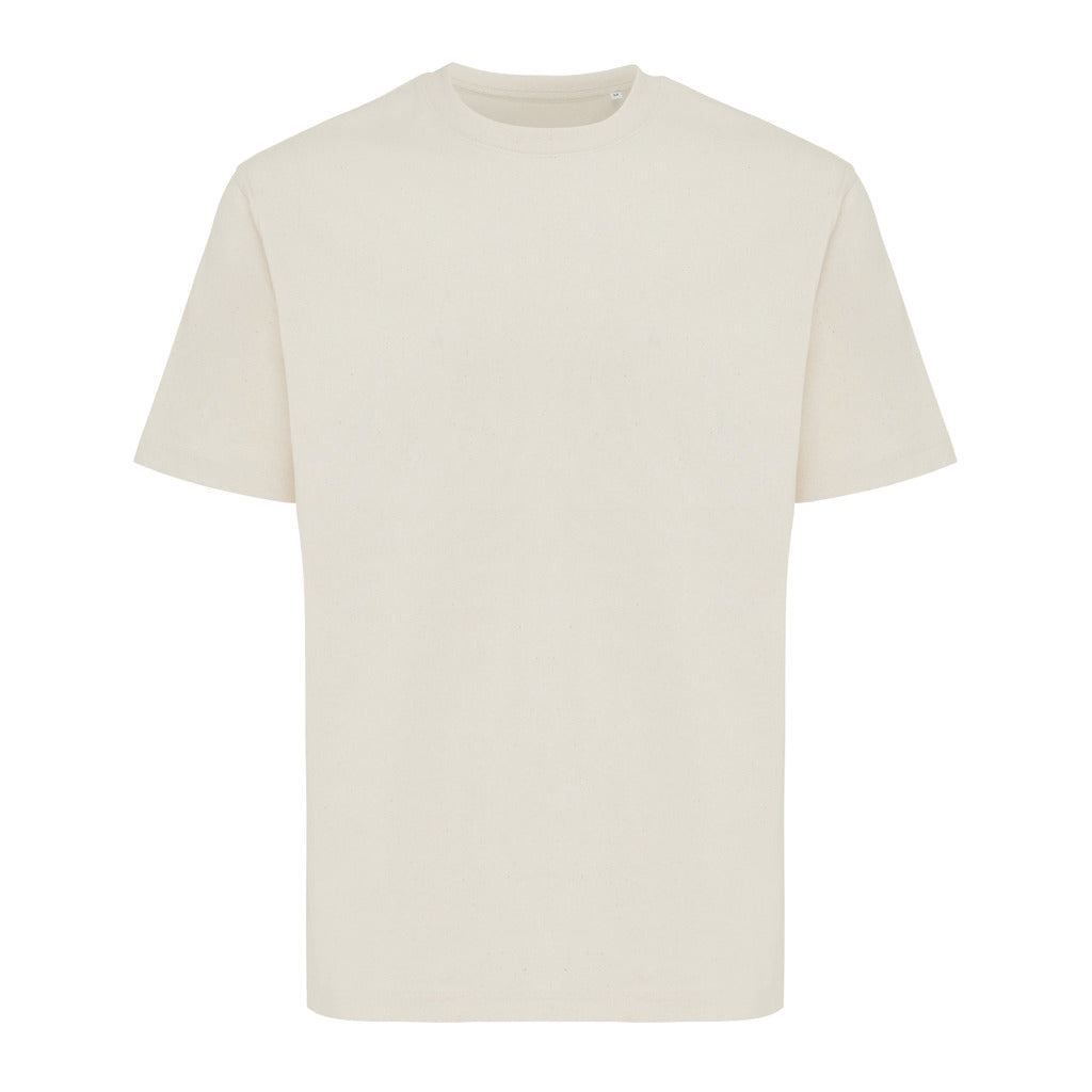 IQONIQ Nikko Heavyweight T-Shirt aus recycelter Baumwolle – natural raw