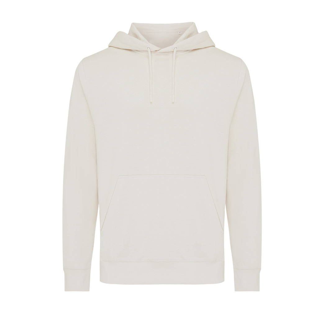 IQONIQ Rila Lightweight Hoodie aus recycelter Baumwolle – ivory white