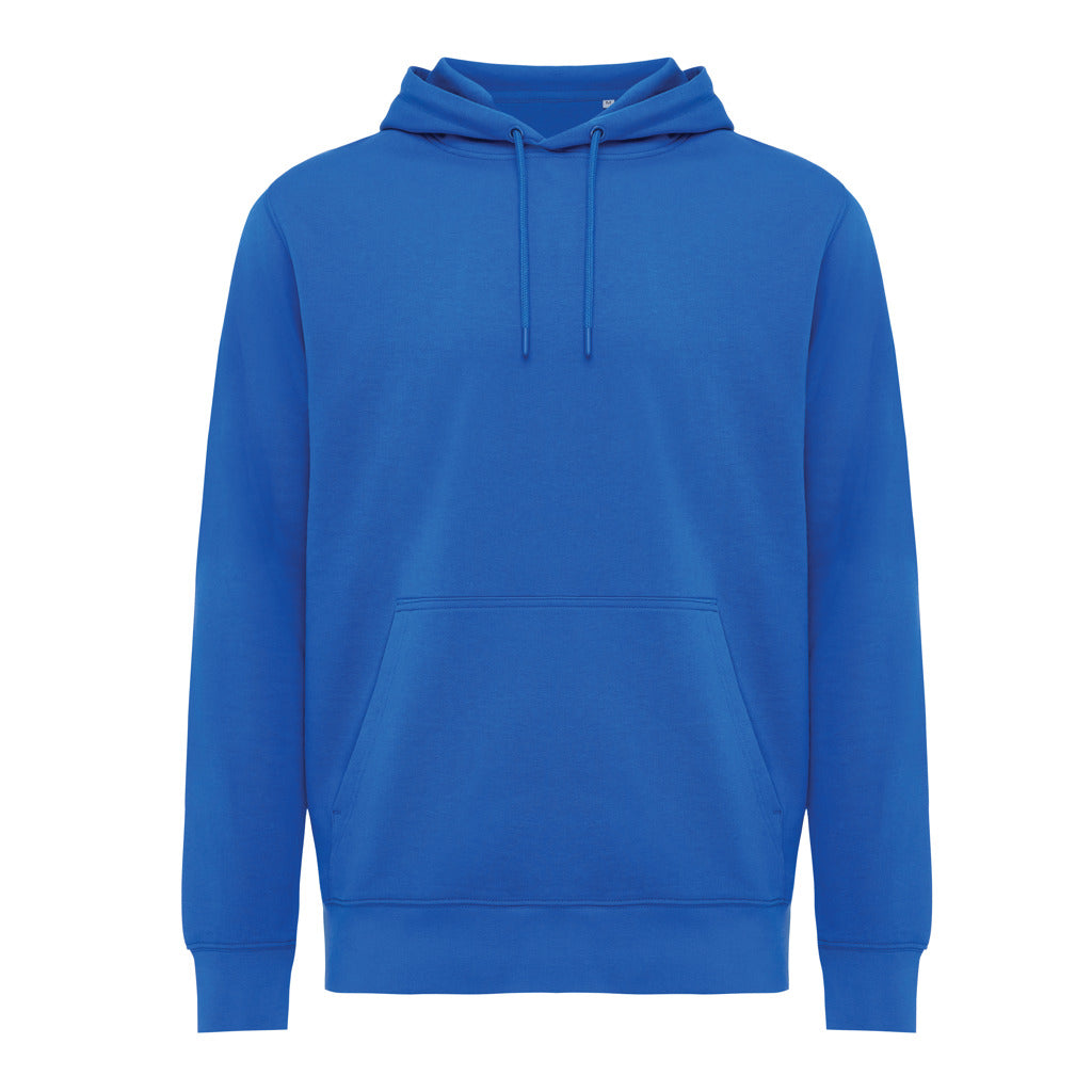 IQONIQ Rila Lightweight Hoodie aus recycelter Baumwolle – Königsblau