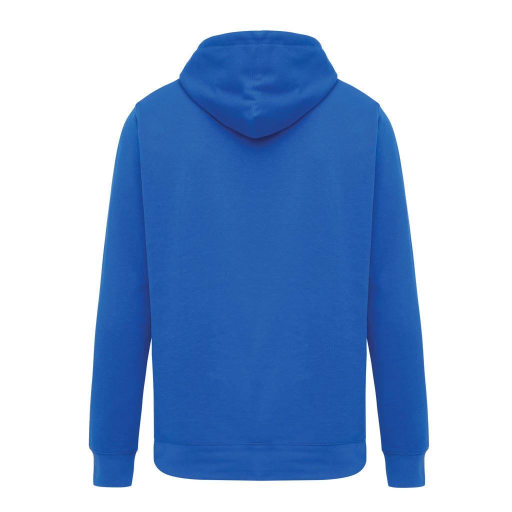 IQONIQ Rila Lightweight Hoodie aus recycelter Baumwolle – Königsblau