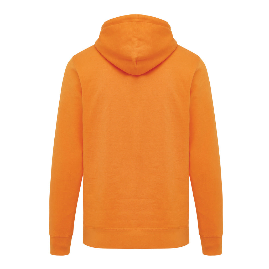 IQONIQ Rila Lightweight Hoodie aus recycelter Baumwolle – orange