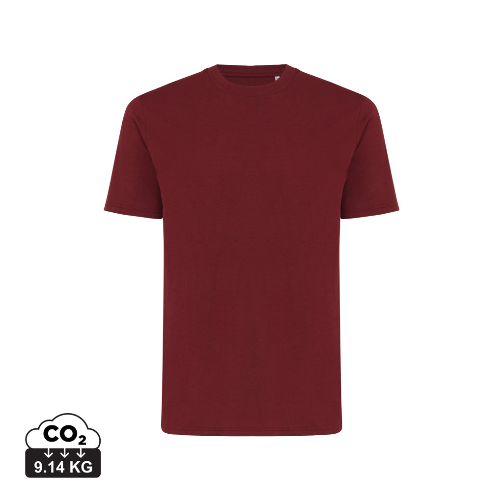 IQONIQ Sierra Lightweight T-Shirt aus recycelter Baumwolle – burgunderrot