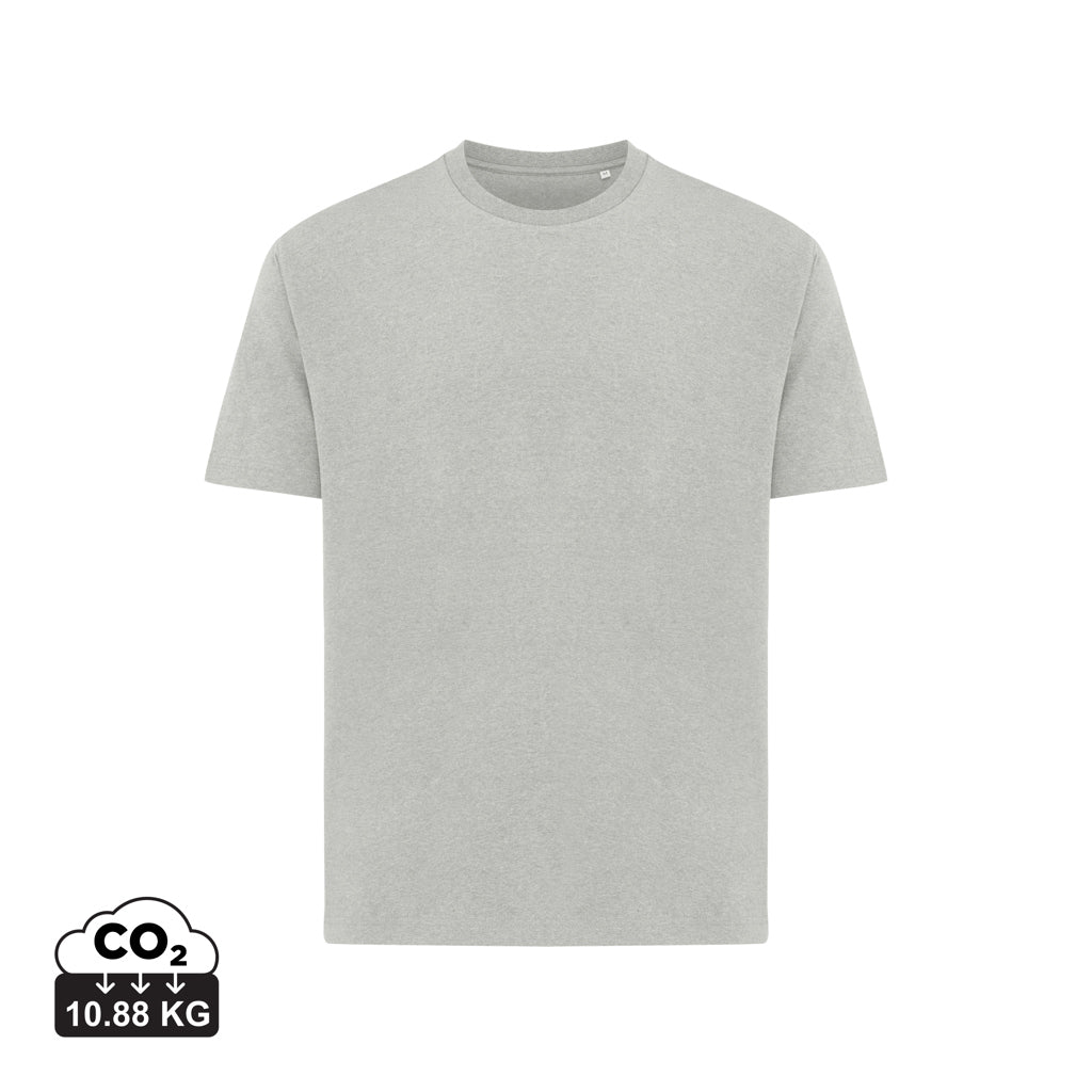 IQONIQ Teide T-Shirt aus recycelter Baumwolle – heather grey