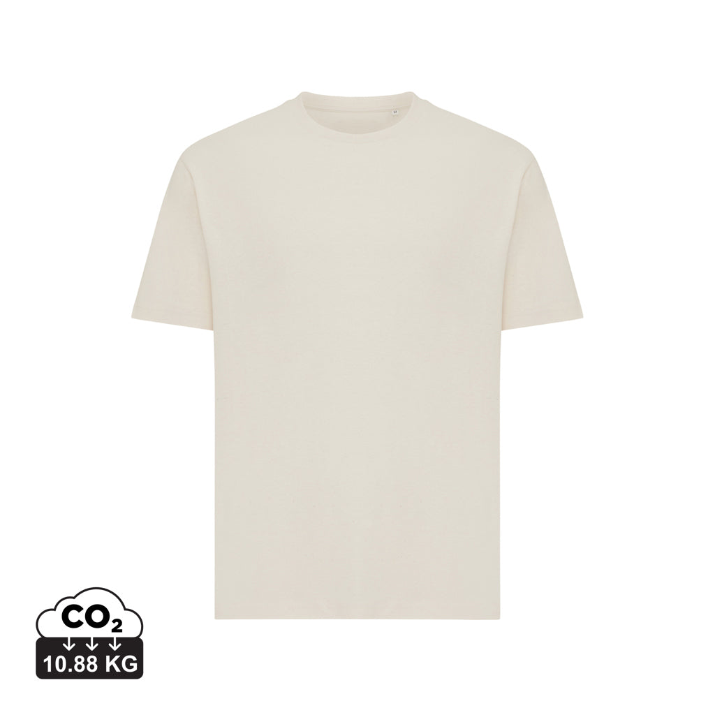 IQONIQ Teide T-Shirt aus recycelter Baumwolle – natural raw