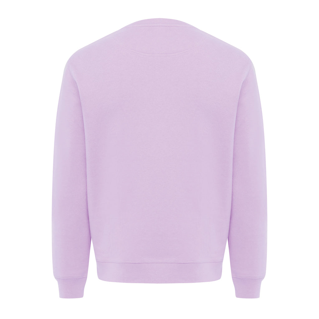 IQONIQ Torla Rundhals-Pullover aus recycelter Baumwolle – lavender