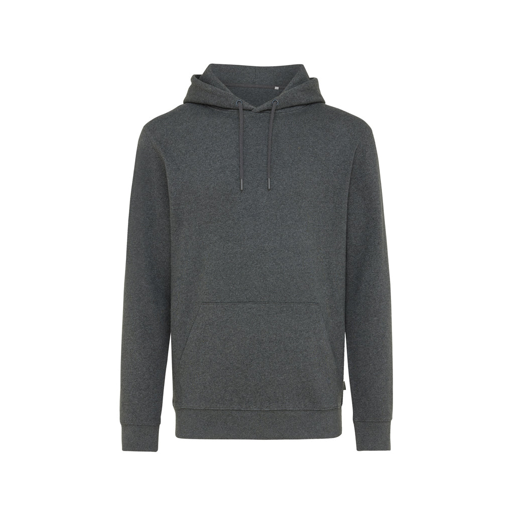 IQONIQ Torres ungefärbter Hoodie aus recycelter Baumwolle – heather anthracite