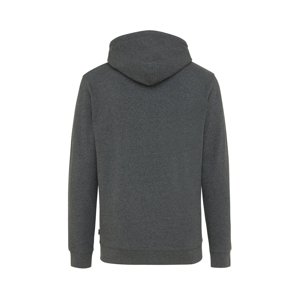 IQONIQ Torres ungefärbter Hoodie aus recycelter Baumwolle – heather anthracite
