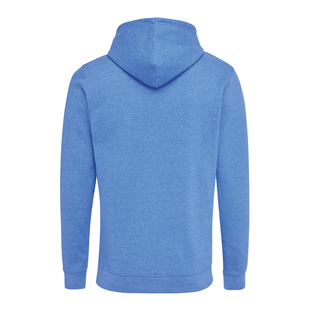 IQONIQ Torres ungefärbter Hoodie aus recycelter Baumwolle – heather blue