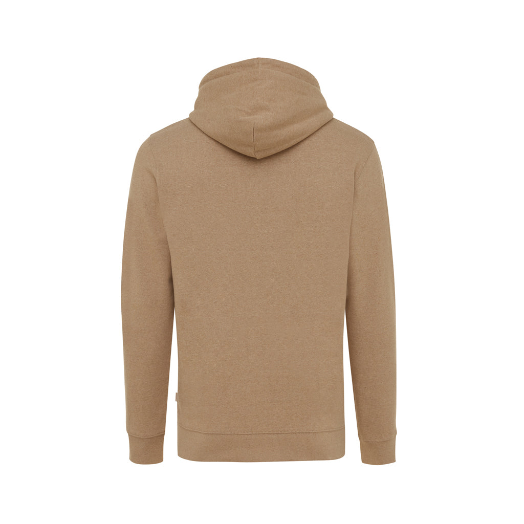 IQONIQ Torres ungefärbter Hoodie aus recycelter Baumwolle – heather brown