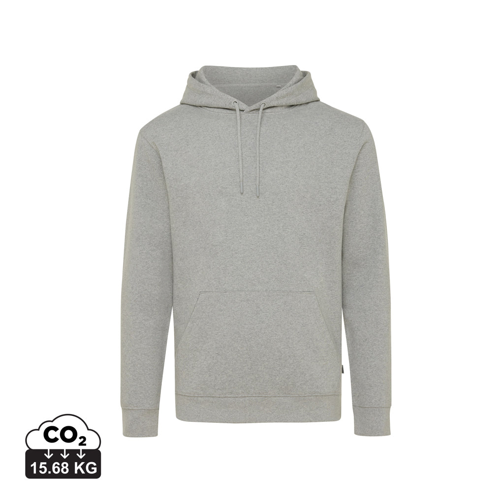 IQONIQ Torres ungefärbter Hoodie aus recycelter Baumwolle – heather grey