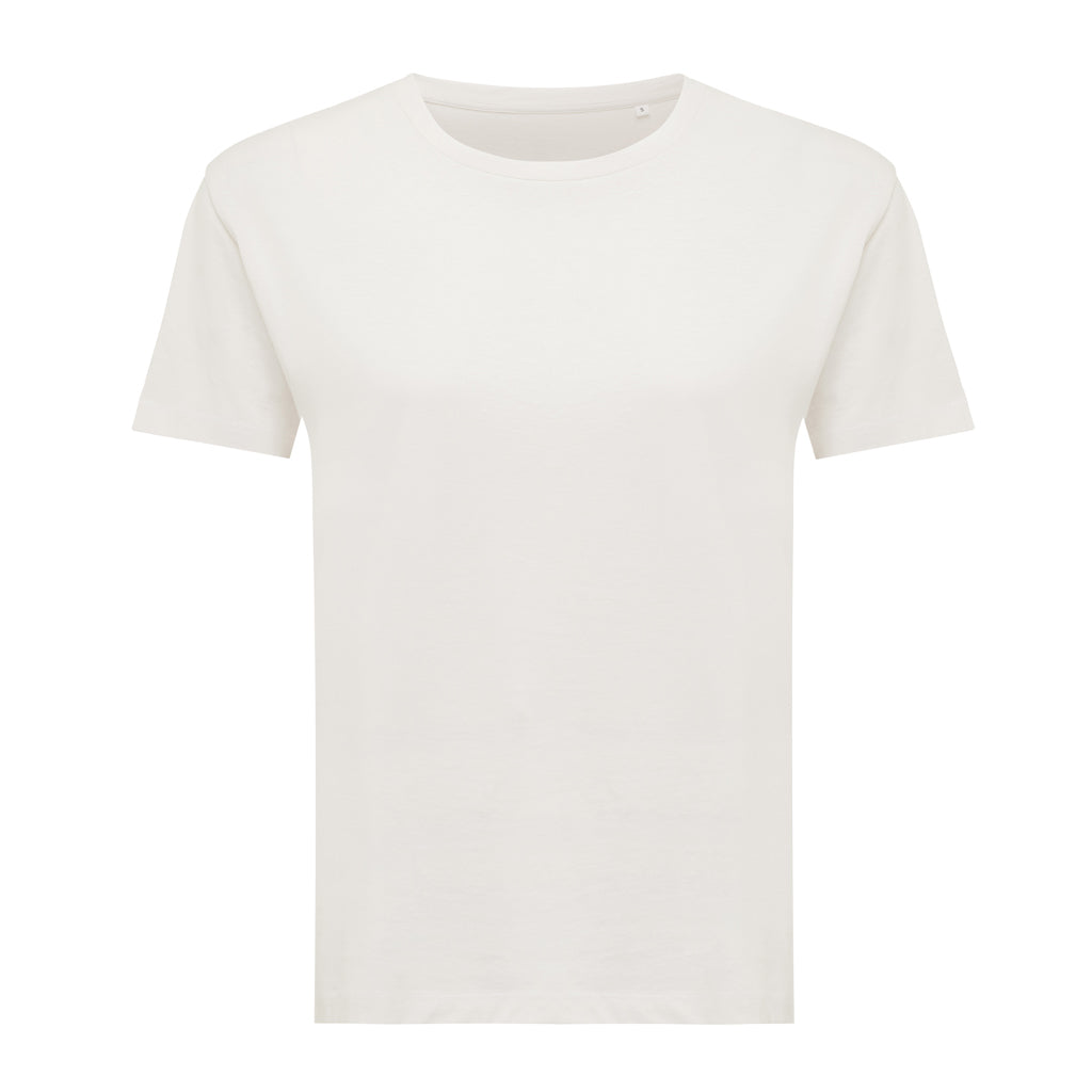 IQONIQ Yala Damen T-Shirt aus recycelter Baumwolle – ivory white