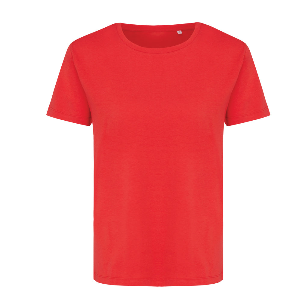 IQONIQ Yala Damen T-Shirt aus recycelter Baumwolle – luscious red