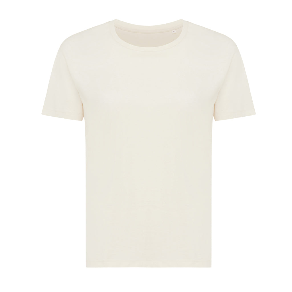 IQONIQ Yala Damen T-Shirt aus recycelter Baumwolle – natural raw