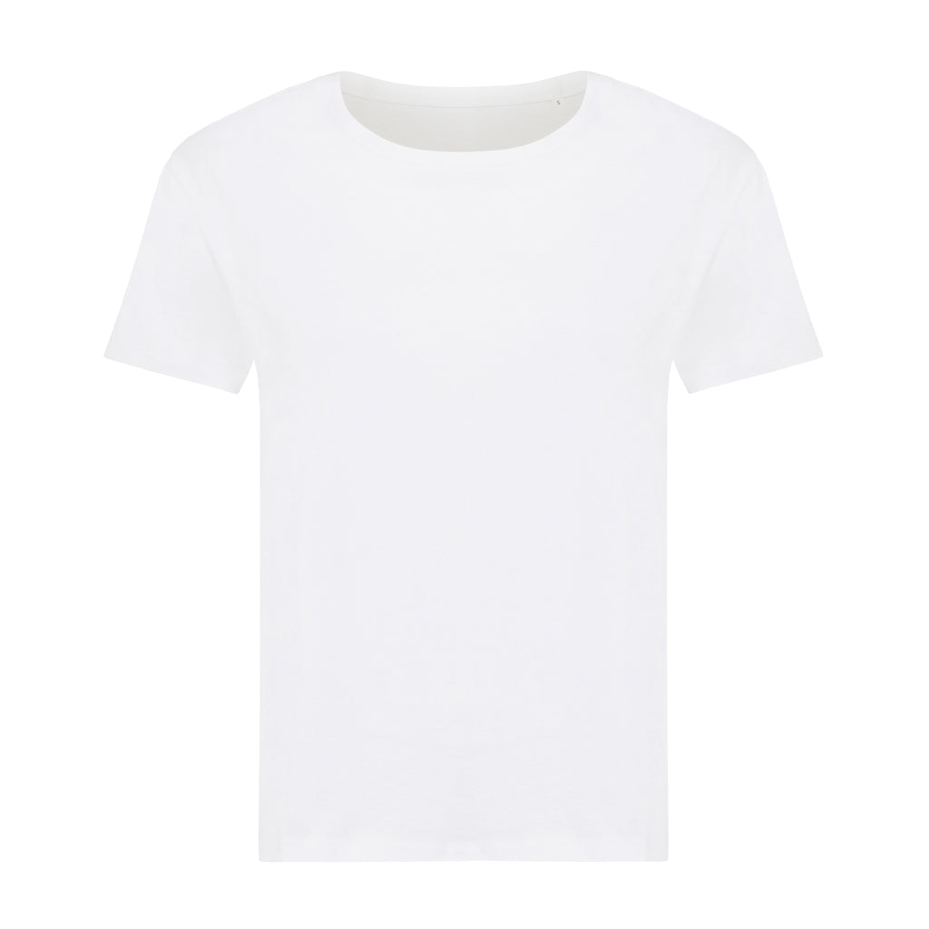 IQONIQ Yala Damen T-Shirt aus recycelter Baumwolle – recycled white